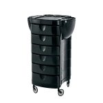 Kolica za pribor Ceriotti Duo Color Pvc - Crna