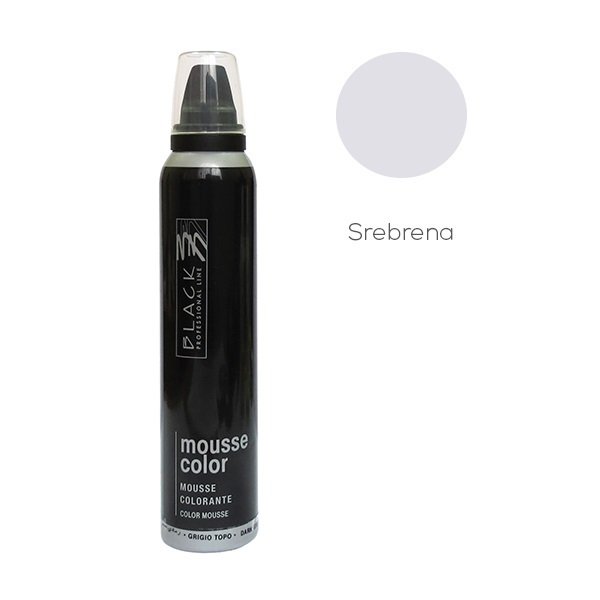 2457c Kolor pjena Black Mousse Color Argento 200 ml - Srebrna - Slika 1