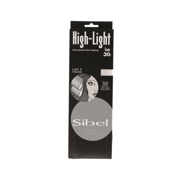 4333171 Folija za pramenove Sibel Silver 9.5 x 30 cm - 200 kom - Slika 1