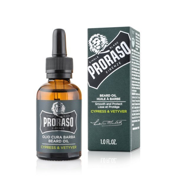 43454-3 Ulje za bradu Proraso 30 ml - Cypress & Vetiver - Slika 1