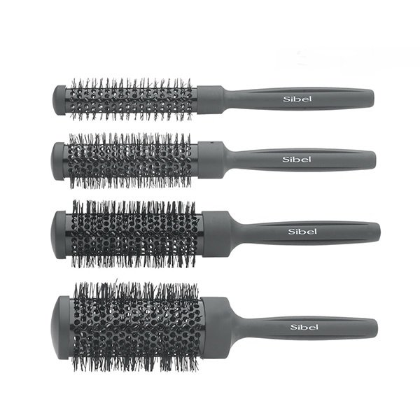 8452342 Četka za raščešljavanje Sibel Tourmaline Round - Set 4 kom - Slika 1