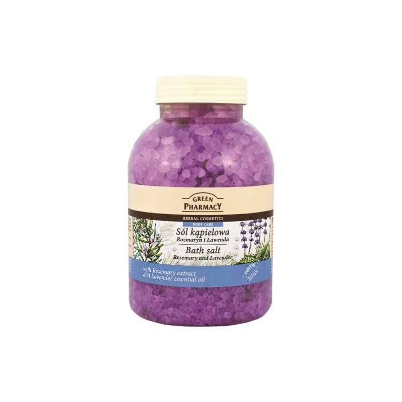 EP705015 Sol za kupanje Green 1300 g - Rosemary & Lavander Sol za kupanje Green Pharmacy 1300 g - Ružmarin i lavanda - Slika 1