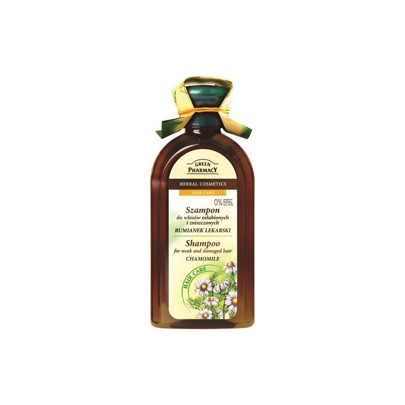 EP705027 Šampon za oštećenu i slabu kosu Green 350 ml - Chamo Šampon za oštećenu kosu Green Pharmacy 350 ml - Kamilica - Slika 1