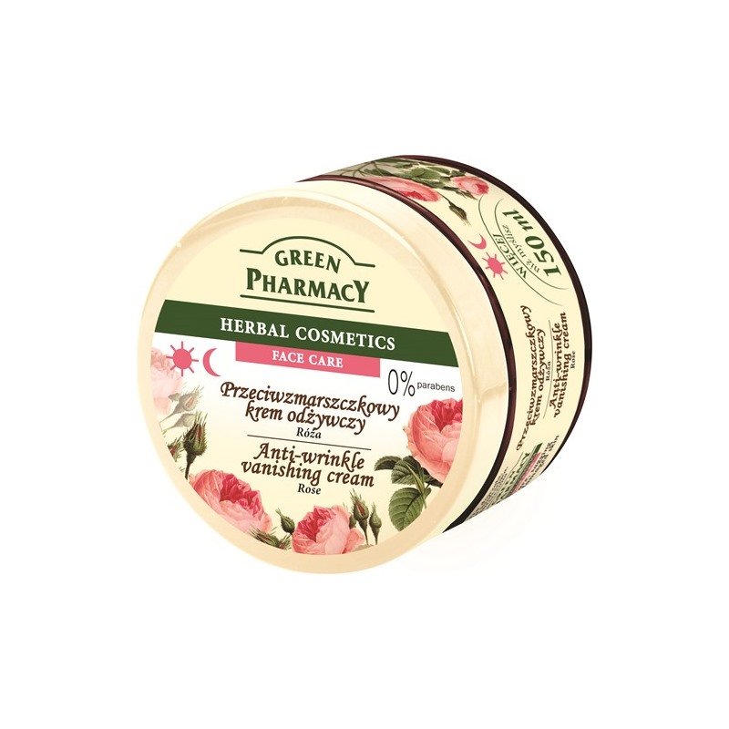 EP705265 Krema protiv bora Green 150 ml - Rose Krema za lice Green Pharmacy Ruža protiv bora -150 ml - Slika 1