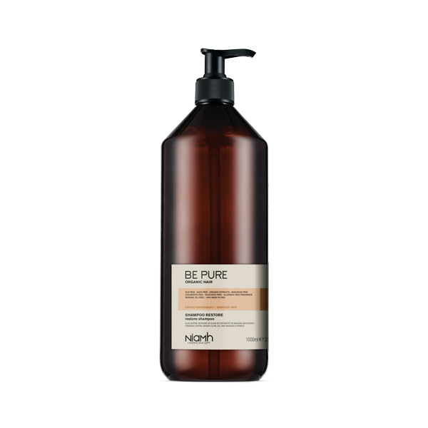 niamh-be-pure-shampoo-restore-1000-ml-r2 Šampon za oštećenu kosu Niamh Be Pure Restore - 1000 ml - Slika 1