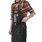 Radna kecelja Sibel Barburys Barber Denim - Macho - Slika 2