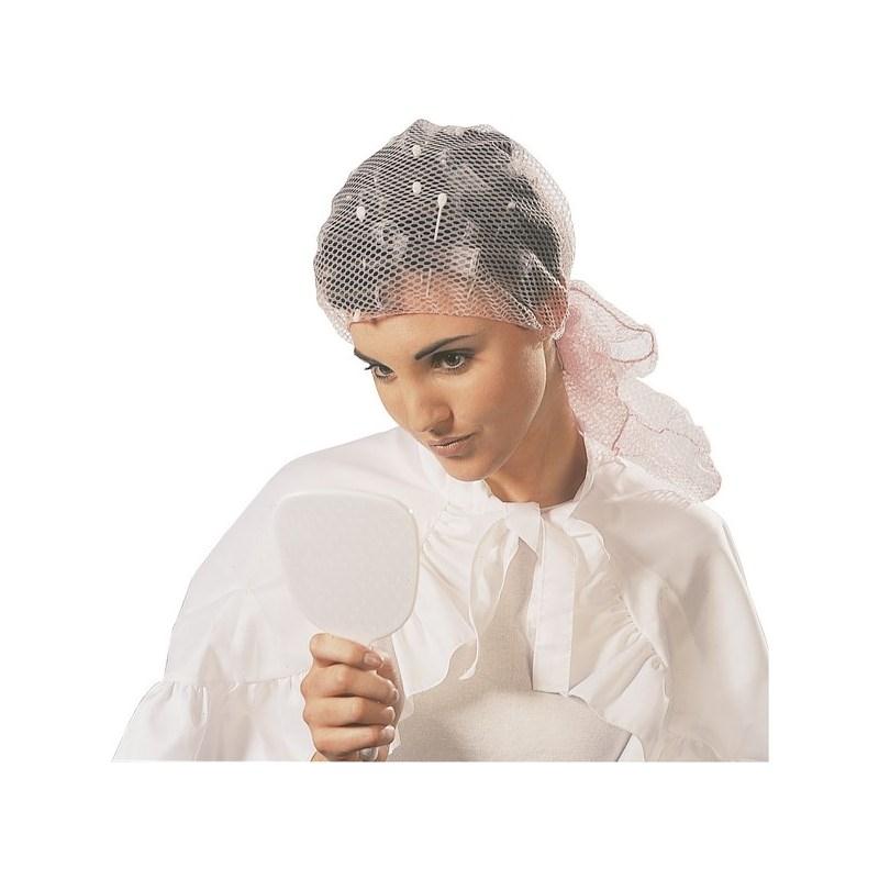 114282306 Mrežica za kosu trokutasta Sibel Resille - Roza - Slika 1