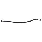 Gumice za kosu s kukicama Sibel Hook 12 kom - Crne - Slika 2