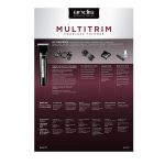 Aparat za šišanje Andis Trimer Bežični - Multitrim - Slika 5