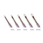 Kist za UV gel Sina Cirkon 8 mm - Bijela dlaka - Slika 2