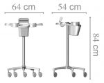 Kolica za bojenje Ceriotti Service Plus Pvc - Prozirna - Slika 2