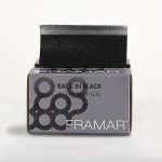 Folija za pramenove Alu Framar Back in Black Reljefna - 97,5 m