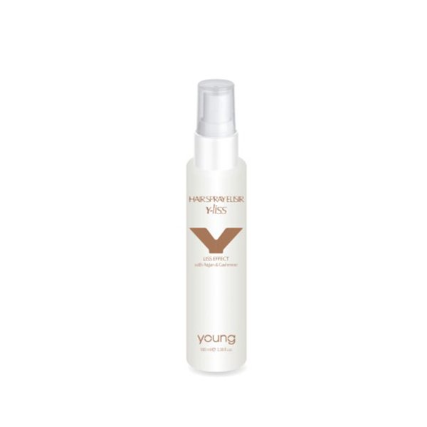 y-liss-spray Sprej za glatku kosu Young Y-liss Argan & Kašmir - 100 ml - Slika 1