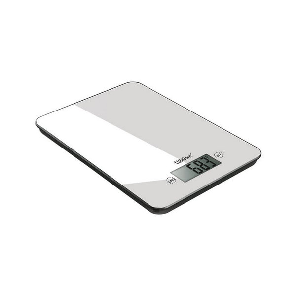 04804-58-1 Vaga digitalna Eurostil Staklena max 5000 g - Bijela - Slika 1
