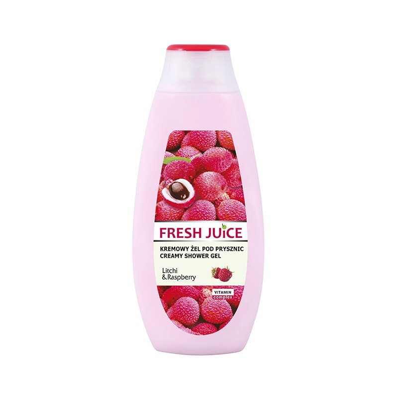 ep550420 Gel za tuširanje Fresh Juice Creamy 400 ml - Litchi & Raspberry - Slika 1