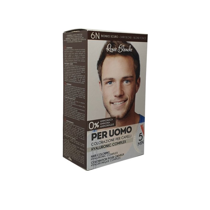 rbshu6n Boja za kosu Muška Renee Blanche 6N 40 ml - Tamnoplava - Slika 1