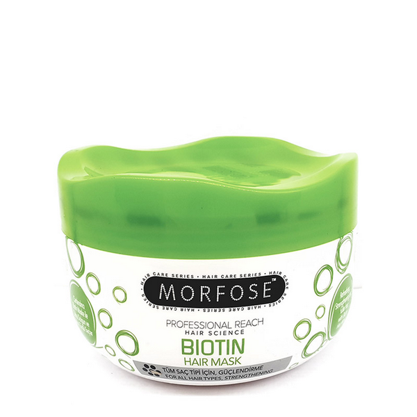 mf001484 Maska za volumen i jačanje kose Morfose Biotin Green - 500 ml (N) - Slika 1