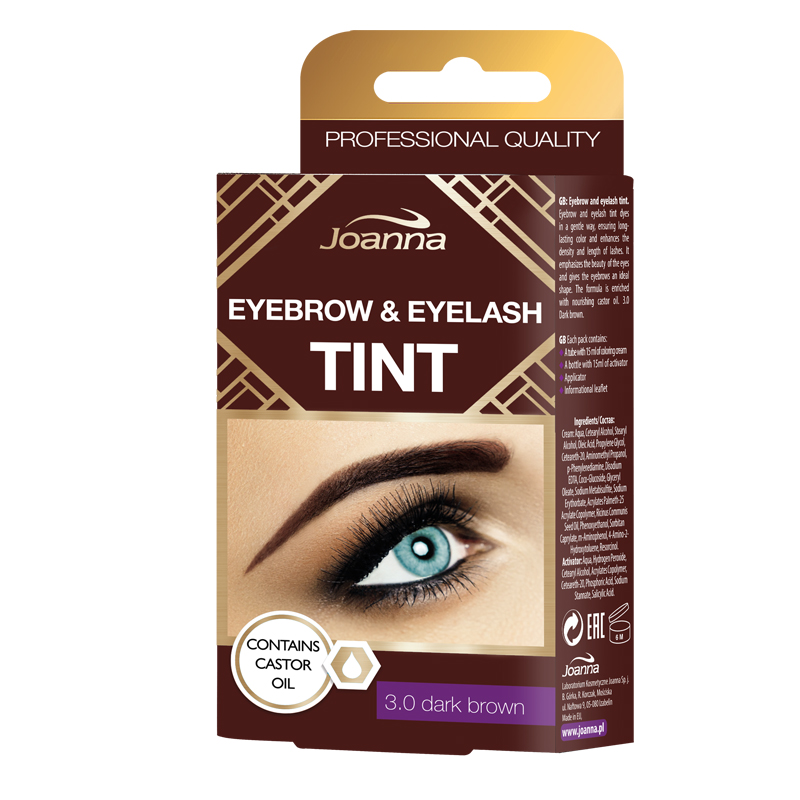 JO16180n Boja za obrve Joanna Tint 15 ml - Tamnosmeđa - Slika 1