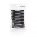 Klipsna za kosu Xanitalia Alu Pvc 12 kom - 10 cm Black - Slika 2