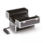 Kofer za pribor kozmetički Xanitalia 25x37x23 cm - Alu Black - Slika 2