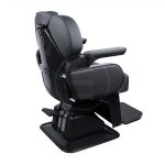 Stolica frizerska Muška Berberska Alpeda Crna - Boss Black Edition - Slika 2