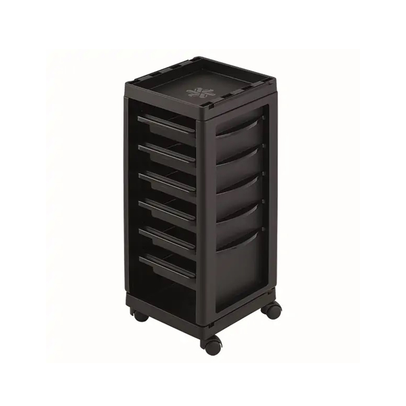 63-city-nero-tre-quarti Kolica za pribor Ceriotti City Wheels Pvc - Crna - Slika 1