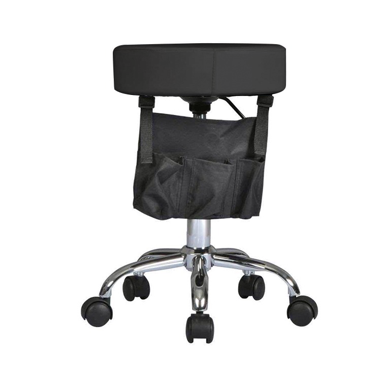 H9275C Stolica pomoćna s torbicom Librini - Crna - Slika 1