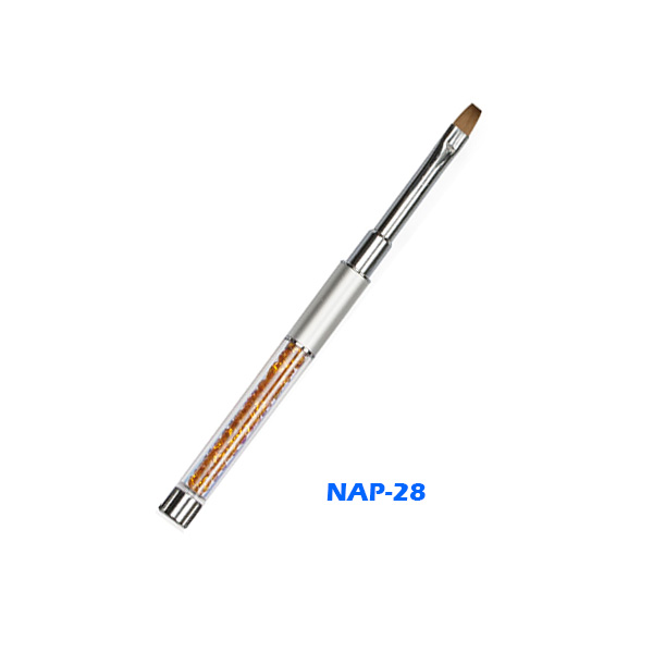 NNAP28 Kist za Nail Art Sina Crystal - Narančasti - Slika 1