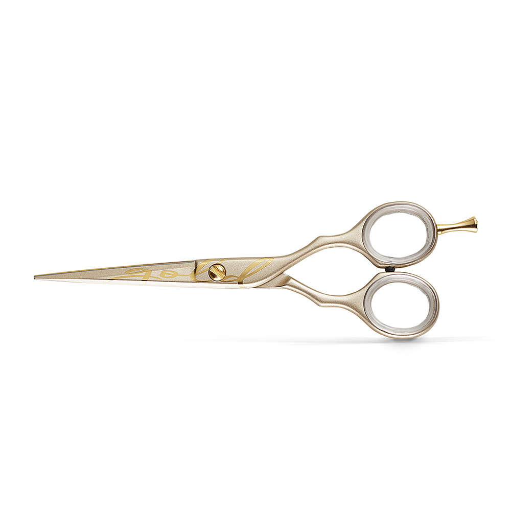 KE245155 Škare za šišanje Kiepe Gold Luxury Anatomic - 5.5'' - Slika 1