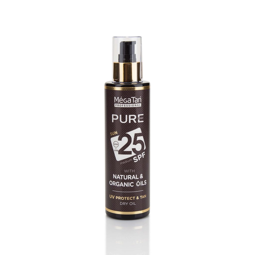MT82263-1024x1024-1 Ulje prije sunčanja i solarija MegaTan Pure SUN SPF25 - 160 ml - Slika 1