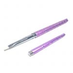Kist za UV gel Sina Cirkon 4 mm - Bijela dlaka