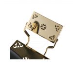Stolica frizerska Muška Berberska Alpeda Crna - Ronin Gold - Slika 6