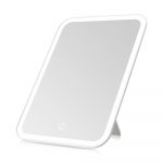 Ogledalo s postoljem Smile LED Travel - Bijelo