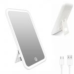 Ogledalo s postoljem Smile LED Travel - Bijelo - Slika 4