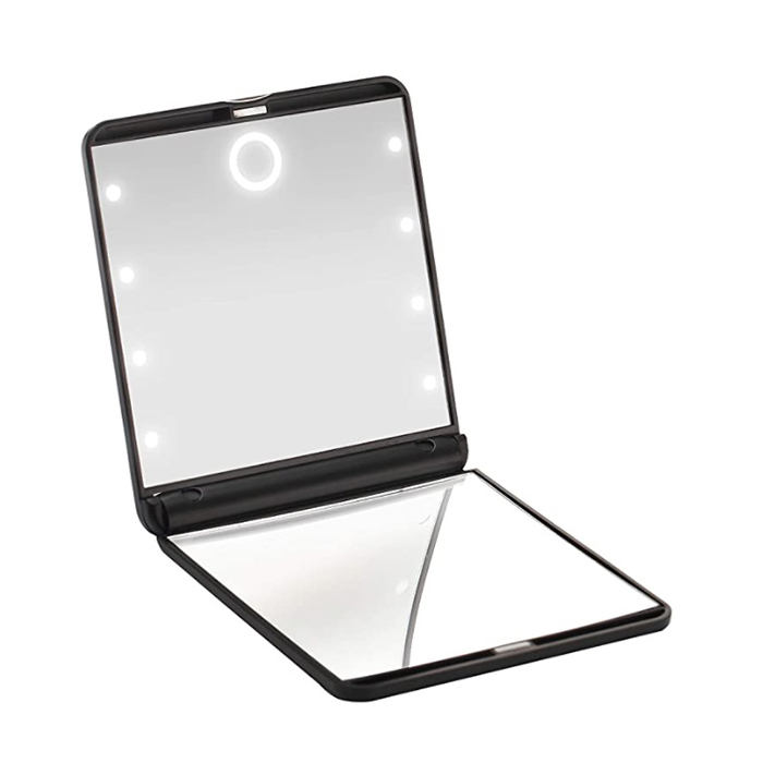 MR-L219-1 Ogledalo preklopno Smile LED Compact - Crno - Slika 1