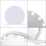 Ogledalo stolno Smile LED Hollywood - Bijelo - Slika 3