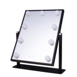 Ogledalo stolno Smile LED Hollywood - Crno - Slika 3