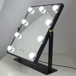 Ogledalo stolno Smile LED Hollywood - Crno - Slika 6