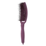 Četka za raščešljavanje Olivia Garden Nylon Mix - Fingerbrush Think Pink Deep Purple - Slika 2