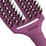 Četka za raščešljavanje Olivia Garden Nylon Mix - Fingerbrush Think Pink Deep Purple - Slika 4