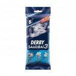 Žileti za brijanje Derby Samurai 3 Jednokratni Vrečica - 5 kom