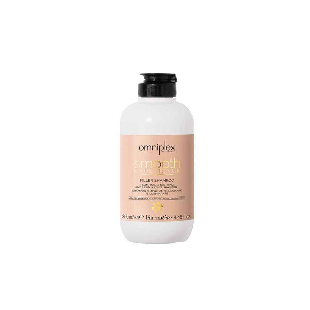 smooth_experience_7-1024x1024-1 Šampon za rekonstrukciju kose Farmavita Omniplex Smooth Experience - 250 ml - Slika 1
