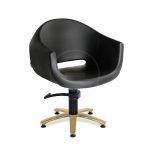 Stolica frizerska Alpeda Crna – Evo GL
