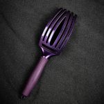 Četka za raščešljavanje Olivia Garden Nylon Violet Amethyst – Fingerbrush M - Slika 3