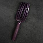 Četka za raščešljavanje Olivia Garden Nylon Violet Amethyst – Fingerbrush M - Slika 4
