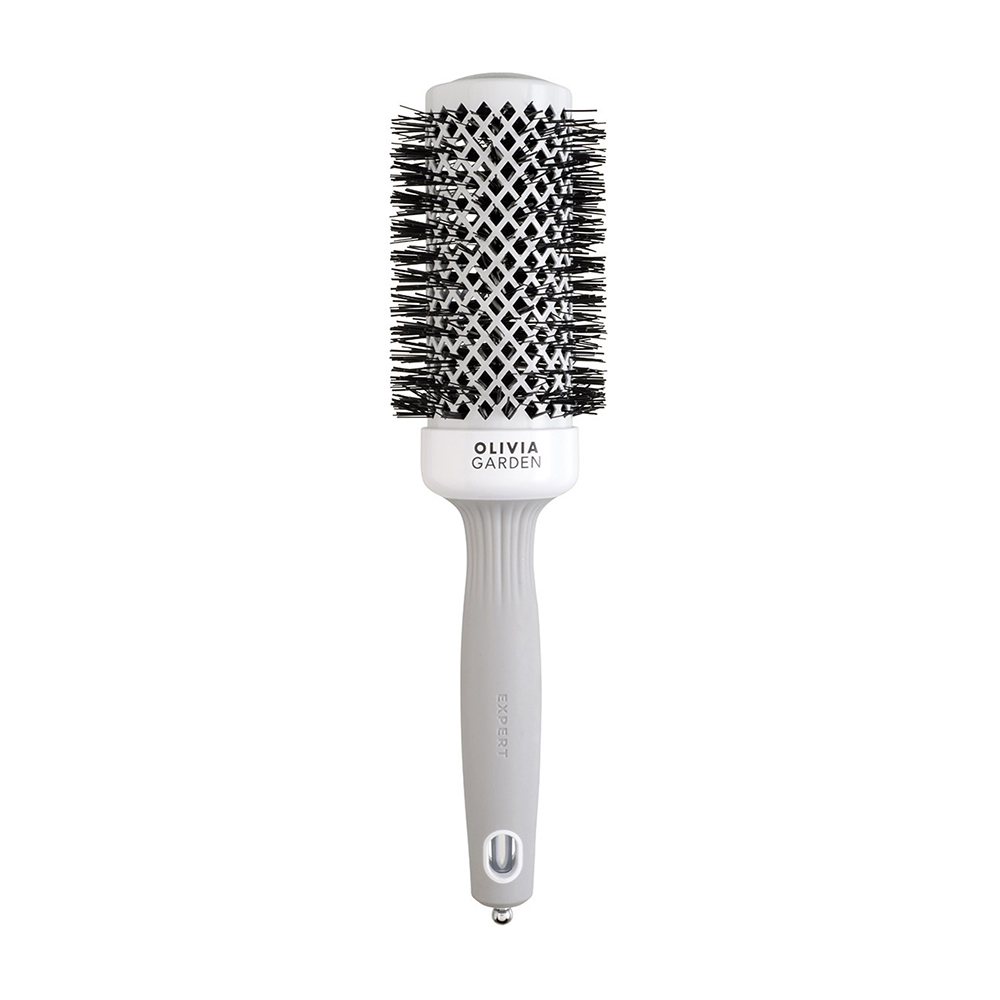 OGID2005 Četka za feniranje Olivia Garden Expert Blowout Shine White&Grey – 45 mm - Slika 1