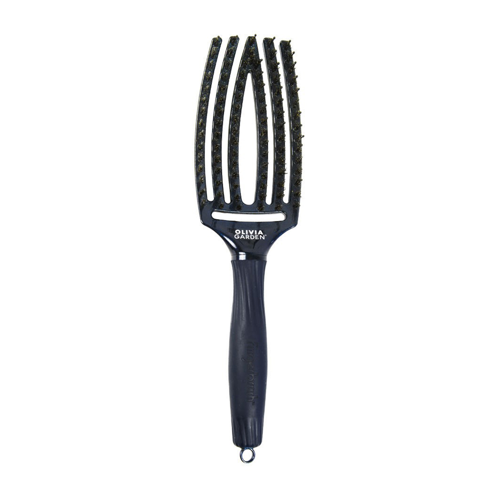 Plava-1 Četka za raščešljavanje Olivia Garden Nylon Blue Sapphire – Fingerbrush M - Slika 1