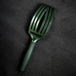 Četka za raščešljavanje Olivia Garden Nylon Green Emerald – Fingerbrush M - Slika 4
