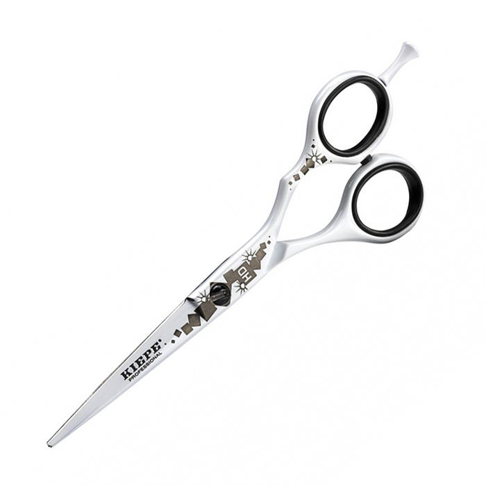 KE2437255 Škare za šišanje Kiepe Ergo Anatomic HD White – 5.5 - Slika 1