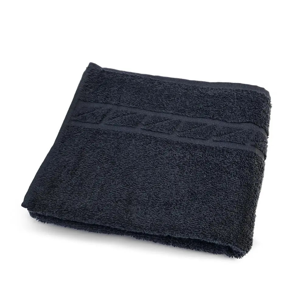 rucnik Ručnik pamučni Diva 50 x 80 cm Bleach Resistant 330 g/m2 – Crni - Slika 1